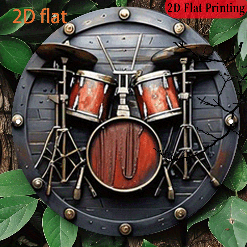 Vintage Collectible Plates - 2D Flat, 1 шт., 20,32x20,32 см