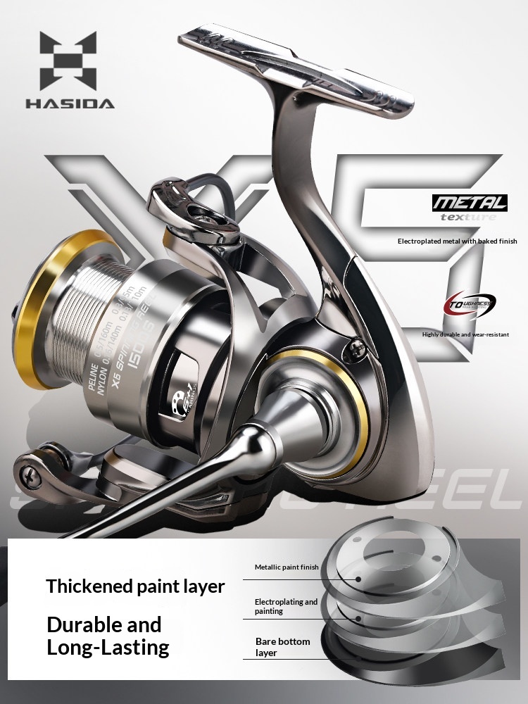Рыболовная катушка Hasida X6 с – обзор и цена Developing Tank Reel