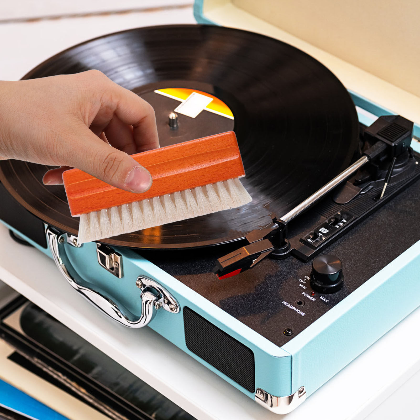 Набор из 2 щеток для чистки ви – обзор и цена Vinyl Record Cleaner