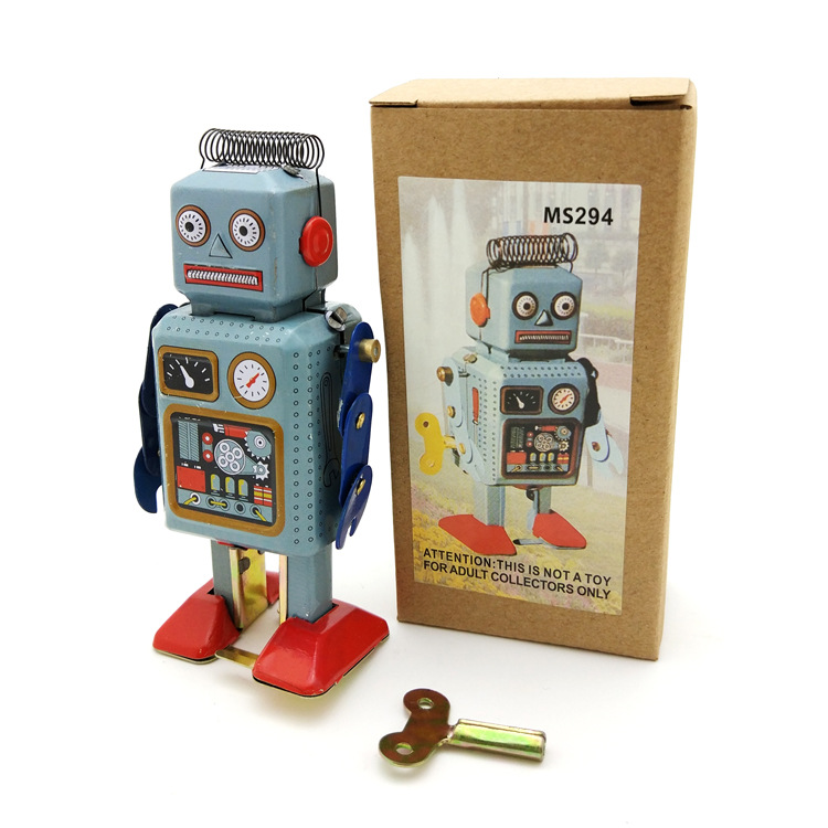 Винтажный металлический робот  – обзор и цена Vintage Collectibles Store