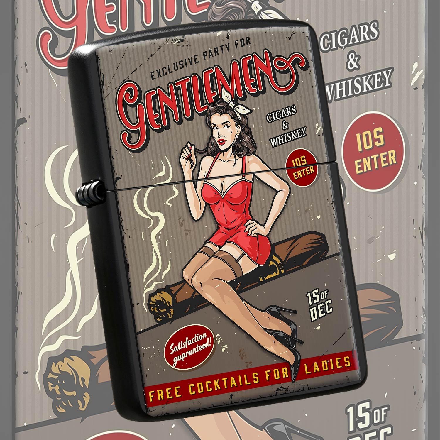 Винтажная зажигалка в стиле «п – обзор и цена Vintage Collectible Posters