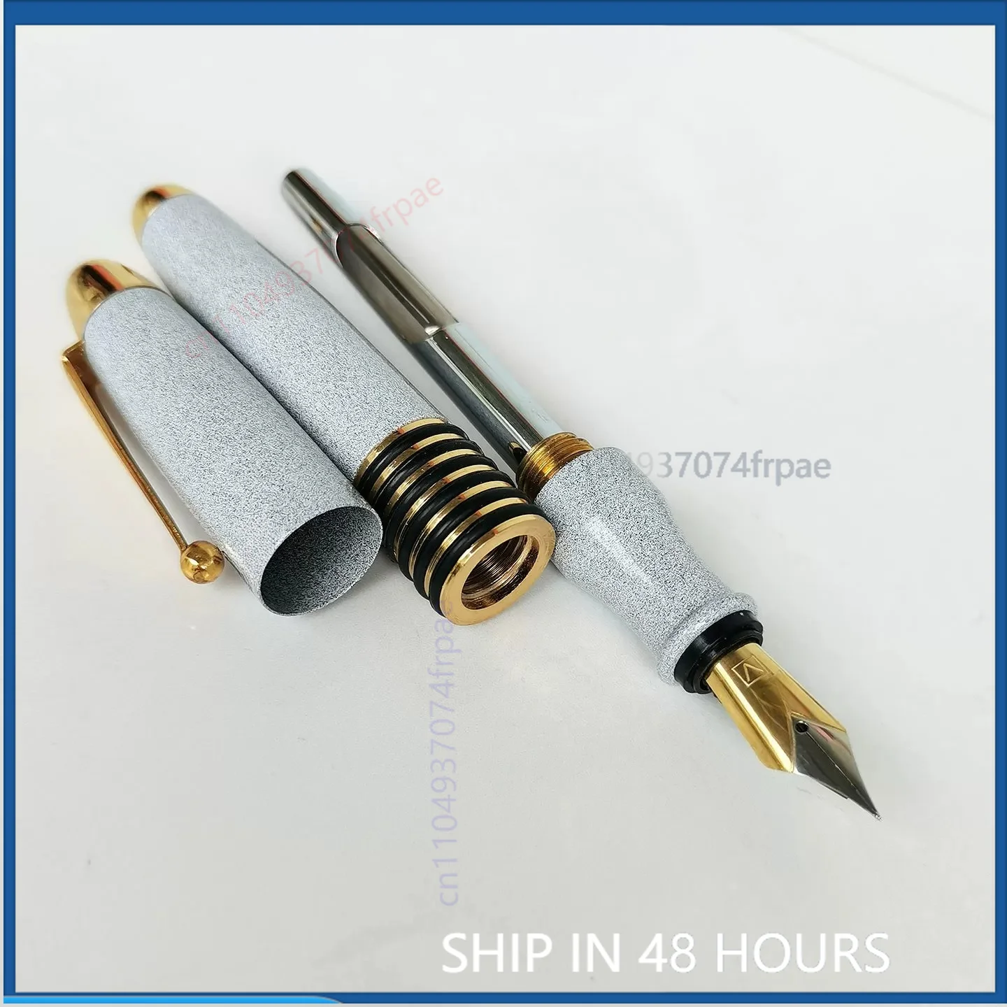 Белая толстая ручка-фонтан из  – обзор и цена Vintage Collectible Pens
