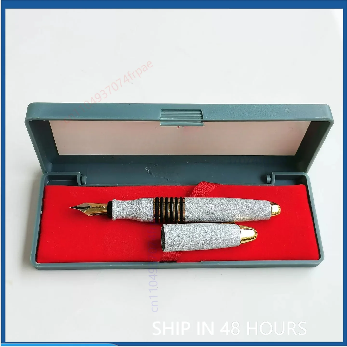 Белая толстая ручка-фонтан из  – обзор и цена Vintage Collectible Pens